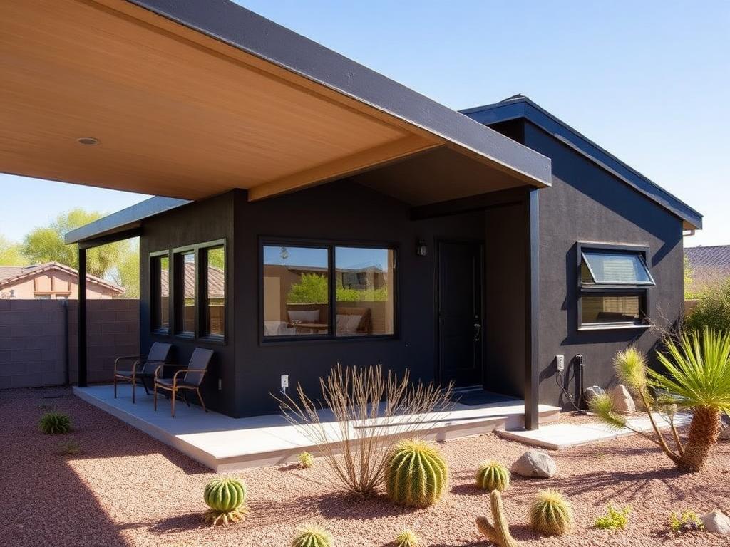 The Ocotillo ADU floor plan exterior
