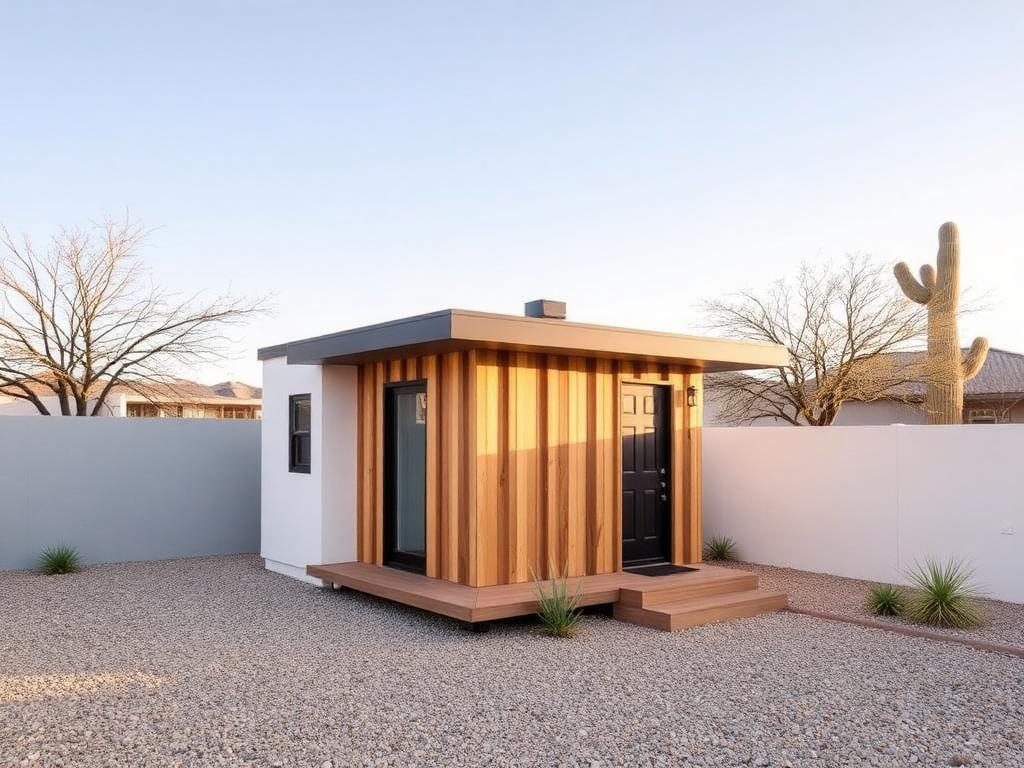 The Saguaro ADU floor plan exterior
